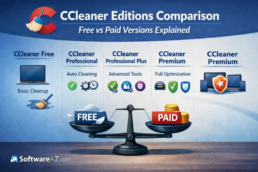CCleaner Editions Comparison