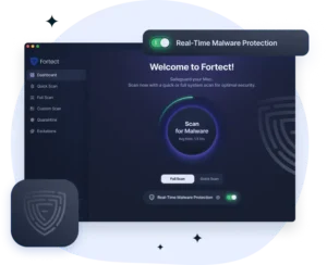 Fortect Mac Suite Dashboard - Mac Antivirus