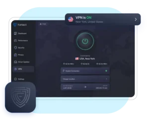 Fortect VPN - Dashboard